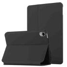 For iPad mini 6 Dual-Folding Horizontal Flip Tablet Case with Holder & Sleep / Wake-up Function(Black) - 1