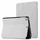 For iPad mini (2019) / 4 / 3 / 2 / 1 Dual-Folding Horizontal Flip Tablet Leather Case with Holder & Sleep / Wake-up Function(Grey) - 1