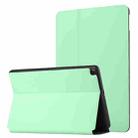 For Samsung Galaxy Tab A 8.0 2019 SM-T290/SM-T295/SM-T297 Dual-Folding Horizontal Flip Tablet Leather Case with Holder & Sleep / Wake-up Function(Mint Green) - 1