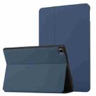 For Samsung Galaxy Tab A7 10.4 T500 Dual-Folding Horizontal Flip Tablet Leather Case with Holder & Sleep / Wake-up Function(Royal Blue) - 1