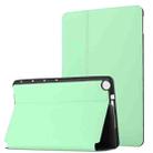 For Huawei MediaPad M5 Lite 8 Dual-Folding Horizontal Flip Tablet Leather Case with Holder(Mint Green) - 1