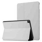 For Huawei MatePad T10 / T10s Dual-Folding Horizontal Flip Tablet Leather Case with Holder(Grey) - 1