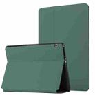 For Huawei MediaPad T3 10 Dual-Folding Horizontal Flip Tablet Leather Case with Holder(Dark Green) - 1