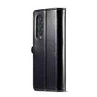 For Samsung Galaxy Z Fold3 5G CaseMe 003 Crazy Horse Texture Horizontal Flip Leather Phone Case(Black) - 3