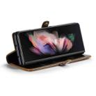 For Samsung Galaxy Z Fold3 5G CaseMe 003 Crazy Horse Texture Horizontal Flip Leather Phone Case(Coffee) - 4