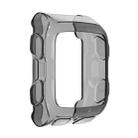 For Garmin Forerunner 920XT TPU Half-pack Candy Color Protective Case(Transparent Black) - 1