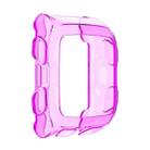 For Garmin Forerunner 920XT TPU Half-pack Candy Color Protective Case(Transparent Purple) - 1