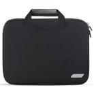 For 11 inch / 12 inch Laptops Diving Fabric Laptop Handbag(Black) - 1