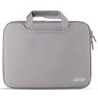 For 11 inch / 12 inch Laptops Diving Fabric Laptop Handbag(Grey) - 1