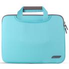 For 11 inch / 12 inch Laptops Diving Fabric Laptop Handbag(Blue) - 1