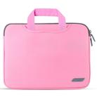 For 13 inch Laptops Diving Fabric Laptop Handbag(Pink) - 1