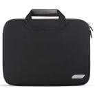 For 13 inch Laptops Diving Fabric Laptop Handbag(Black) - 1