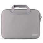 For 15 inch Laptops Diving Fabric Laptop Handbag(Grey) - 1
