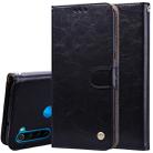 For Xiaomi Redmi Note 8 Business Style Oil Wax Texture Horizontal Flip Leather Case, with Holder & Card Slots & Wallet(Black) - 1