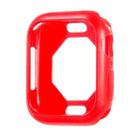 Eight Sides Candy Colors TPU Shockproof Protective Case For Apple Watch Series 8 / 7 41mm(Red) - 1