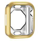 Shockproof TPU Electroplate Protective Case For Apple Watch Series 8 / 7 41mm(Gold) - 1