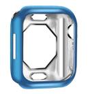 Shockproof TPU Electroplate Protective Case For Apple Watch Series 8 / 7 41mm(Blue) - 1