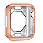 Shockproof TPU Electroplate Protective Case For Apple Watch Series 8 / 7 41mm(Rose Gold) - 1