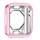 Shockproof TPU Electroplate Protective Case For Apple Watch Series 8 / 7 45mm(Pink) - 1