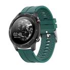 MX13 1.3 inch IPS Touch Screen IP68 Waterproof Smart Watch, Support Sleep Monitoring / Heart Rate Monitoring / Bluetooth Earphone Play Music / Bluetooth Call, Style: Silicone Strap(Green) - 1