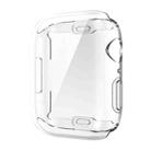 Shockproof TPU All-inclusive Electroplate Protective Case For Apple Watch Series 8 / 7 45mm(Transparent) - 1