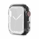 Shockproof TPU Protective Case For Apple Watch Series 9 / 8 / 7 41mm(Transparent) - 1