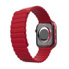 Integrated Silicone Strap Watch Band For Apple Watch Series 8&7 41mm / SE 2&6&SE&5&4 40mm / 3&2&1 38mm(Red) - 1