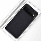 For Google Pixel 6 Pro Shockproof Cloth Texture PC+ TPU Protective Case(Black) - 1