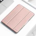 For iPad mini 6 Mutural Horizontal Flip Tablet Case with Holder & Pen Slot(Rose Gold) - 1