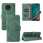 For Nokia G50 Solid Color Skin Feel Magnetic Buckle Horizontal Flip Calf Texture PU Phone Case(Green) - 1