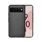 For Google Pixel 6 Shockproof Cloth Texture PC + TPU Protective Case(Black) - 1