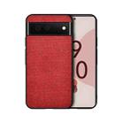 For Google Pixel 6 Shockproof Cloth Texture PC + TPU Protective Case(Red) - 1