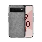 For Google Pixel 6 Pro Shockproof Cloth Texture PC + TPU Protective Case(Grey) - 1