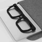 R-JUST BJ02-1 Foldable Round Glasses Shape Aluminum Alloy Laptop Stand(Black) - 1