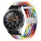 22mm Universal Metal Buckle Nylon Braided Watch Band(Color 4) - 1