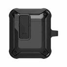 NILLKIN Bounce Series PC + TPU Earphone Protective Case with Hook For AirPods 1 / 2(Black) - 1