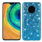 For Huawei Mate 30 Glittery Powder Shockproof TPU Case(Blue) - 1