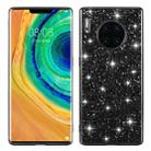 For Huawei Mate 30 Pro Glittery Powder Shockproof TPU Case(Black) - 1