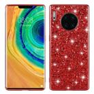 For Huawei Mate 30 Pro Glittery Powder Shockproof TPU Case(Red) - 1
