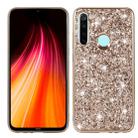 For Xiaomi Redmi Note 8 Glittery Powder Shockproof TPU Case(Gold) - 1