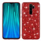 For Xiaomi Redmi Note 8 Pro Glittery Powder Shockproof TPU Case(Red) - 1