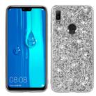 For Huawei Y6 Prime Glittery Powder Shockproof TPU Case(Silver) - 1