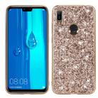 For Huawei Y6 Prime Glittery Powder Shockproof TPU Case(Gold) - 1