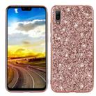 For Huawei Y6 Pro / Enjoy 9e Glittery Powder Shockproof TPU Case(Rose Rold) - 1