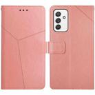 For Samsung Galaxy A82 5G Y Stitching Horizontal Flip Leather Case with Holder & Card Slots & Wallet & Photo Frame(Rose Gold) - 1