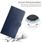 For Samsung Galaxy S21+ 5G Y Stitching Horizontal Flip Leather Case with Holder & Card Slots & Wallet & Photo Frame(Blue) - 5