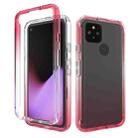 For Google Pixel 5 High Transparency Two-color Gradient PC + TPU Phone Protective Case(Red) - 1