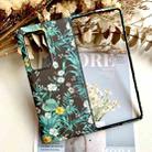 For Huawei Mate X2 Small Floral Shockproof PC + Water Paste Folding Phone Protective Case(Flower Bush Green Leaves) - 1