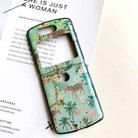 For Motorola Razr 5G IMD Blue Light Jungle Flowers Pattern Folding Phone Protective Case(Flamingo Leopard) - 1