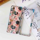For Samsung Galaxy Z Fold3 5G IMD Blue Light Jungle Flowers Pattern Folding Phone Protective Case(Parrot) - 1